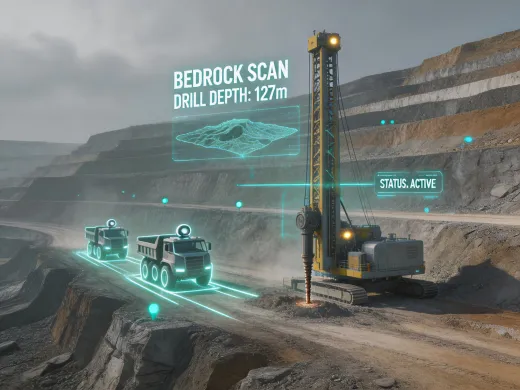 Mine exploration drilling