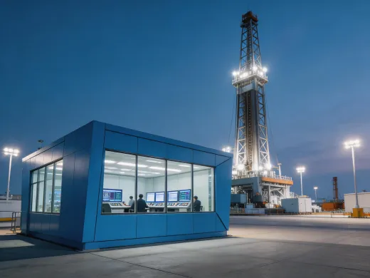 Oilfield drilling site